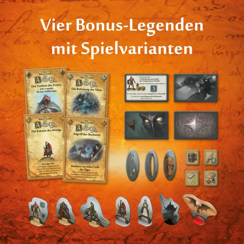 Die Legenden of Andor - Die Bonus-Box, expansão de jogo de tabuleiro