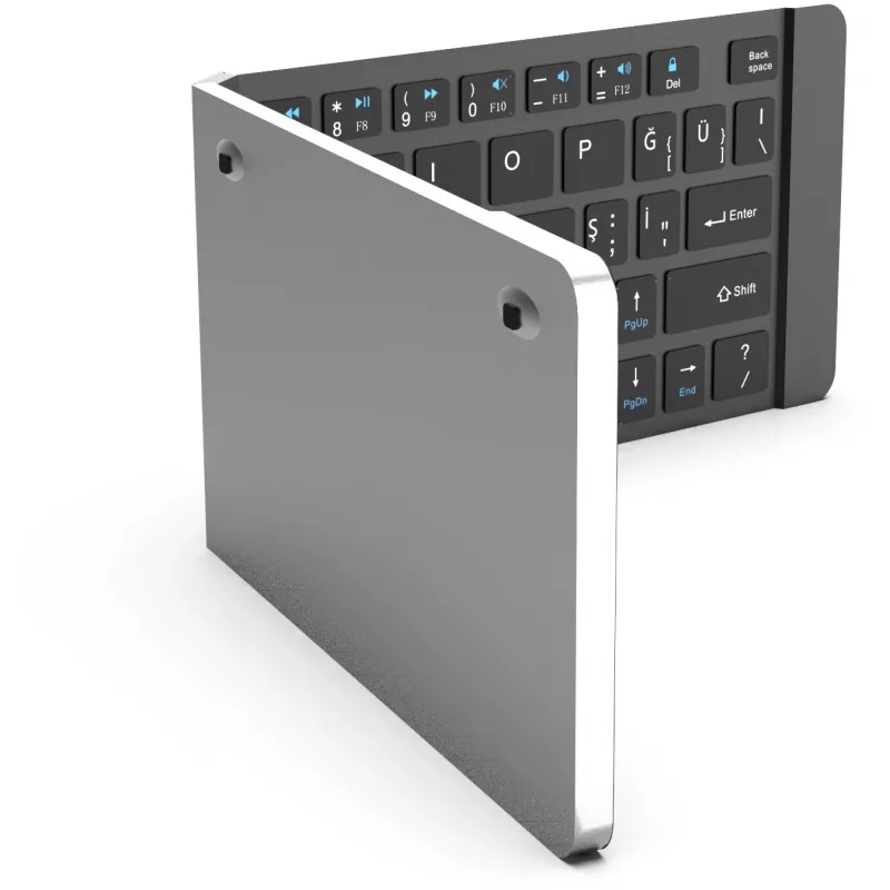 Teclado sem fios Inca IBK-579BT Bluetooth 66 teclas Metallic prateado