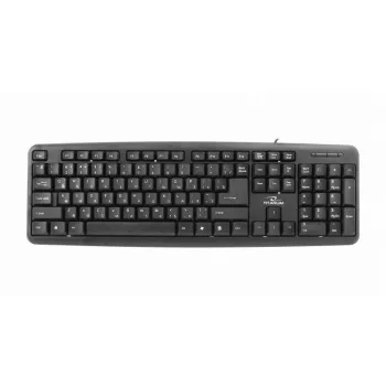 Teclado Esperanza TKR101 Office USB QWERTY inglês, russo preto