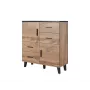 Aparador cama sideboard LOTTA 110 2D4S carvalho wotan/preto mate