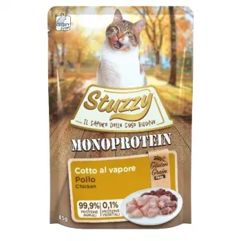 STUZZY Monoprotein Frango - Alimento húmido para gatos - 85 g