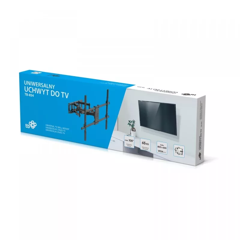 Suporte de TV TB TB-854 para televisores até 100 polegadas, máx. 65 kg, VESA 800×600