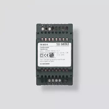 Siedle TR 603-0 - fonte de alimentação - preto - Siedle - 0 - 40 °C - CE - 53,5 mm (200035160-00)