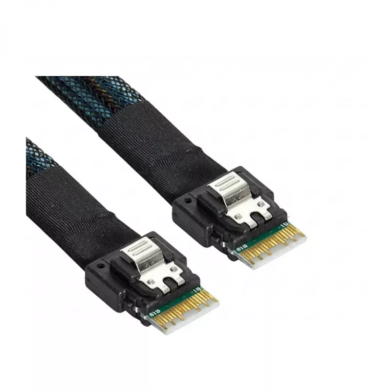 Cabo breakout Supermicro CBL-MCIO-1275S4Y MCIO x8 (STR) para 2x SlimSAS x4 (STR) SFF8654 75/75 cm (CBL-MCIO-1275S4Y)