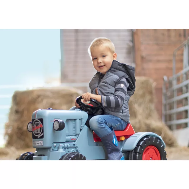 Trator de pedais Simba-Dickie BIG Eicher Diesel ED 16 (modelo 800056565) carro de passeio para criança