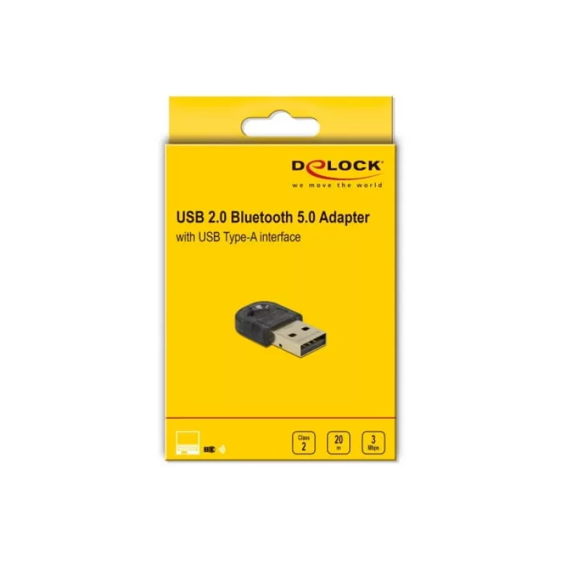 Placa de Rede DeLOCK 61012 Bluetooth 3 Mbit/s