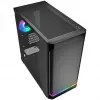 Sharkoon MK4W RGB Strip Micro Tower preto
