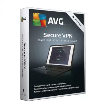 Chave de licença AVG Secure VPN (1 dispositivo, 1 ano)