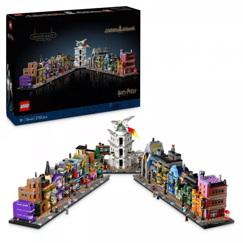 LEGO HARRY POTTER 76444 Lojas mágicas do Diagon Alley