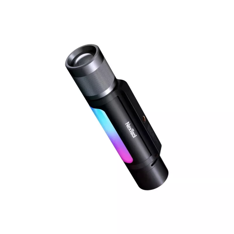 Lanterna Nextool NE20161A 12-em-1 recarregável LED 900 lm, 10 W, USB-C, 2600 mAh, alumínio, 173 mm