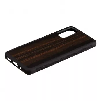 Capa para smartphone Man and Wood Galaxy S20 Ebony preto — capa de proteção para Samsung Galaxy S20