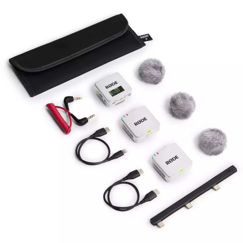 RØDE Wireless GO III White - sistema de microfone sem fios (branco)
