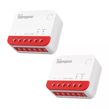 Interruptor inteligente ZigBee para estores Sonoff MINI-ZBRBS (pack de 2)