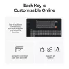 Teclado Wrl Q3 Max RGB/CARBON preto Q3M-M4 Keychron