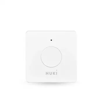 Botão NUKI Opener branco 70×22×70 mm, Bluetooth 5.0, compatível com NUKI