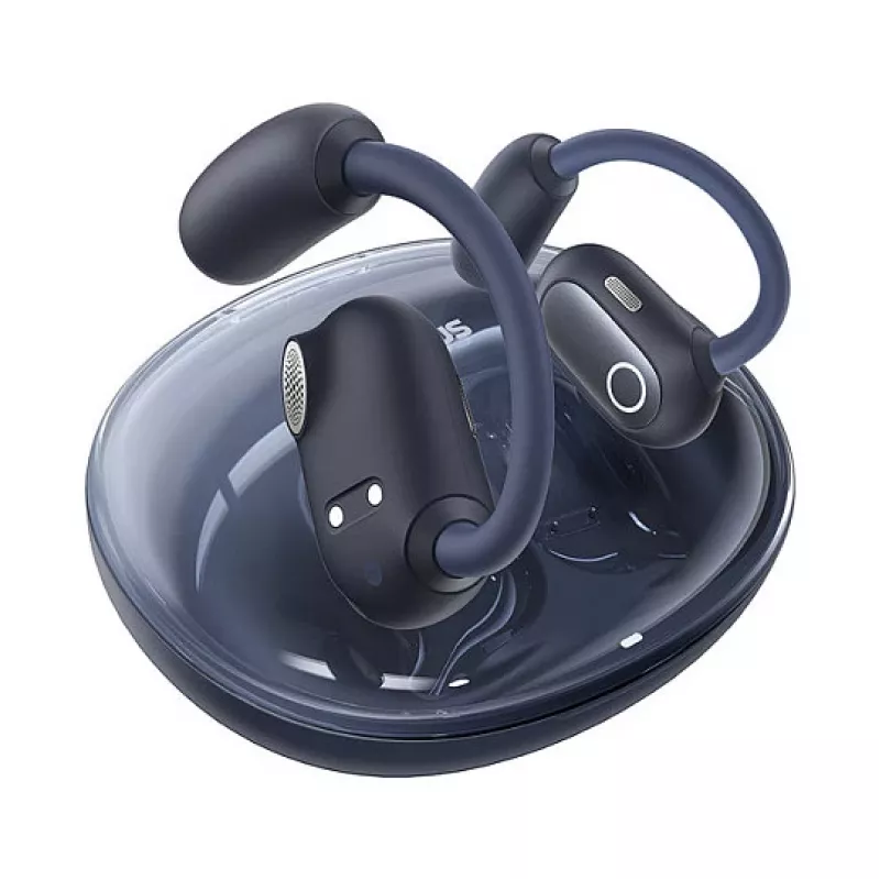 Baseus Eli Sport 1 Open-Ear TWS Cosmic preto cabo USB