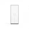 ESTANTE FECHADA OLIV 2D, ANTRACITE/Branco CONJUNTO