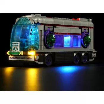 Cyberpunk Neoncity – Future Bus, brinquedo de construção