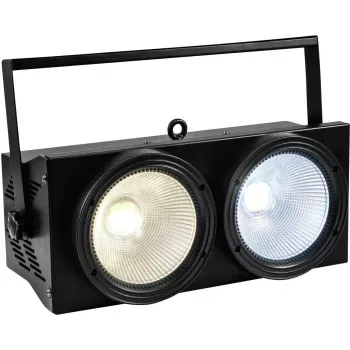 Projetor EUROLITE Audience Blinder 41606122 2x100W LED COB CW/WW