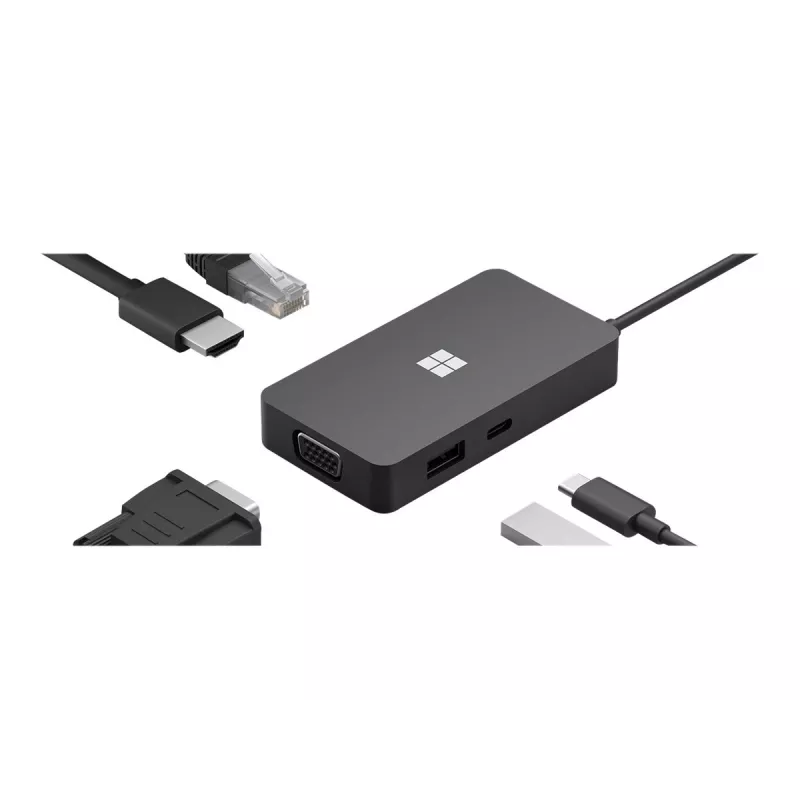 Dock para portátil Microsoft 1E4-00002 preto