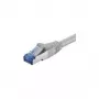 Cabo de rede Wentronic Goobay CAT 6a Patch, S/FTP (PiMF), cinzento, 10 m – LSZH sem halogéneos, cobre (93701)