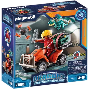 Dragons the Nine Realms Icaris Quad conjunto Playmobil 71085