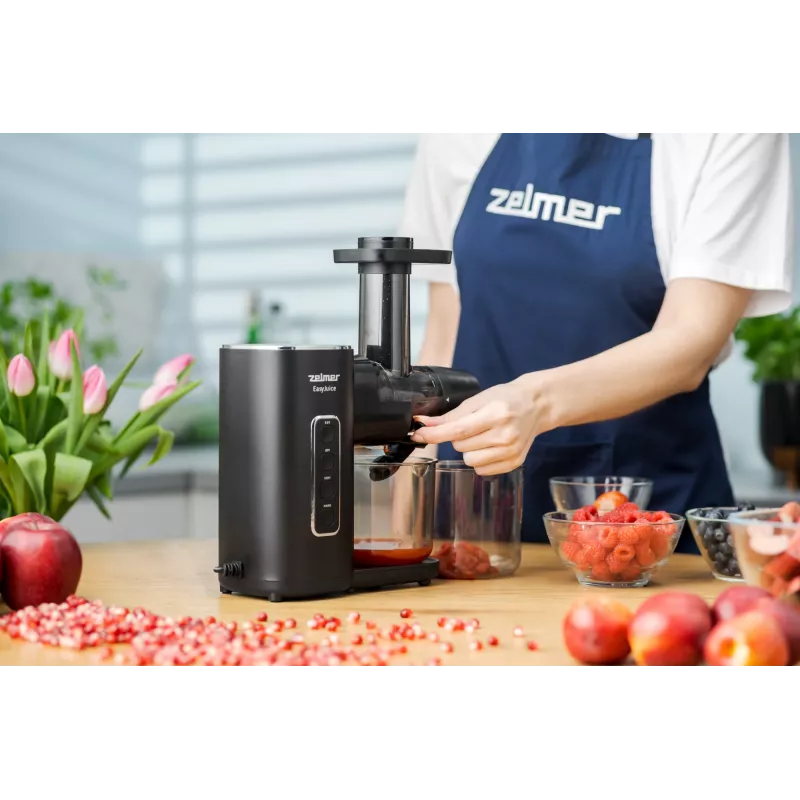Zelmer ZJP3900 EasyJuice extrator de sumo, 150 W, 500 ml, 2 velocidades, preto