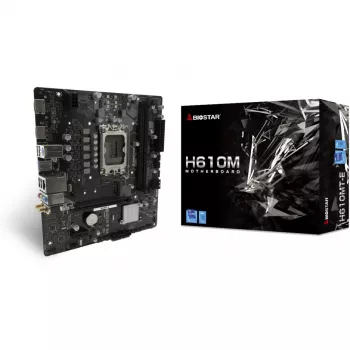 Placa-mãe Biostar H610MTE DDR4 LGA1700 Micro-ATX