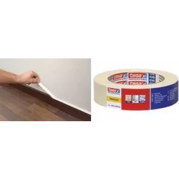 Fita crepe para pintor Tesa Maler Krepp 4348 25 mm x 50 m – Fita crepe para pintor, sem resíduos