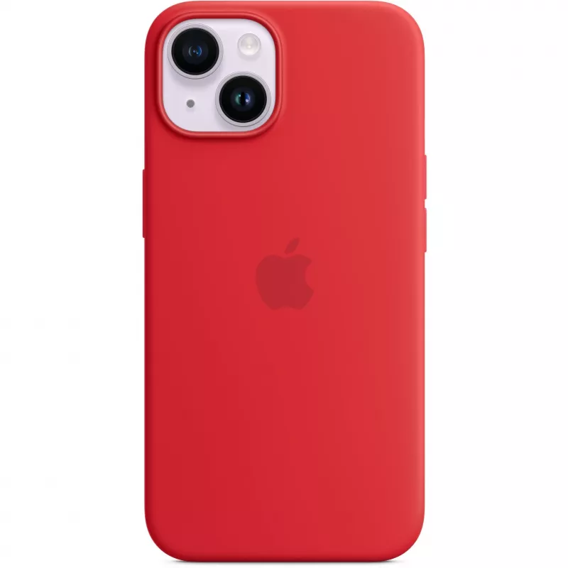 Apple iPhone 14 Capa de silicone com MagSafe, (PRODUCT)Red