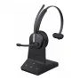Headset mono sem fios Yealink WH64 Pro Teams com compatibilidade Bluetooth e UC, microfone com cancelamento de ruído