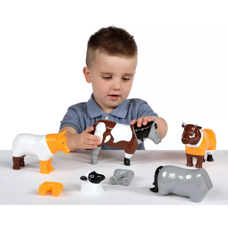 Conjunto magnético de animais da quinta Malblo