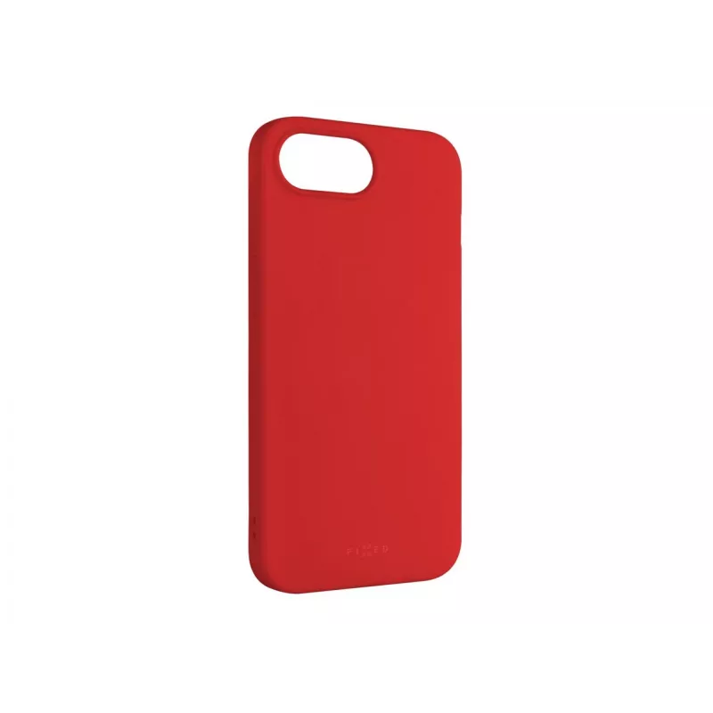 Tampa traseira para telemóvel FIXED para Apple iPhone 16e, Borracha, vermelho, capa protetora fina