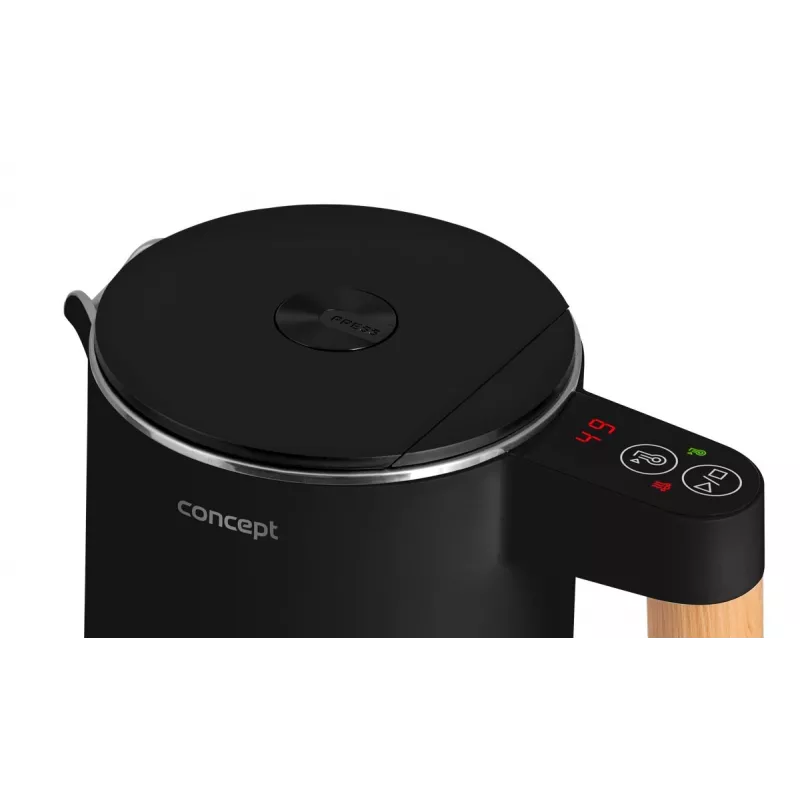 Chaleira elétrica de parede dupla 1,5 L Concept preto RK 3301
