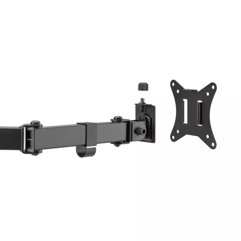 Suporte de mesa Maclean para 2 monitores, VESA 75x75 e 100x100, 17-32, 2x 9kg, MC-754N