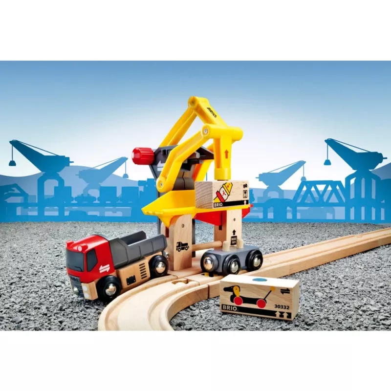 BRIO World estação de carga de mercadorias, edifício de brincar
