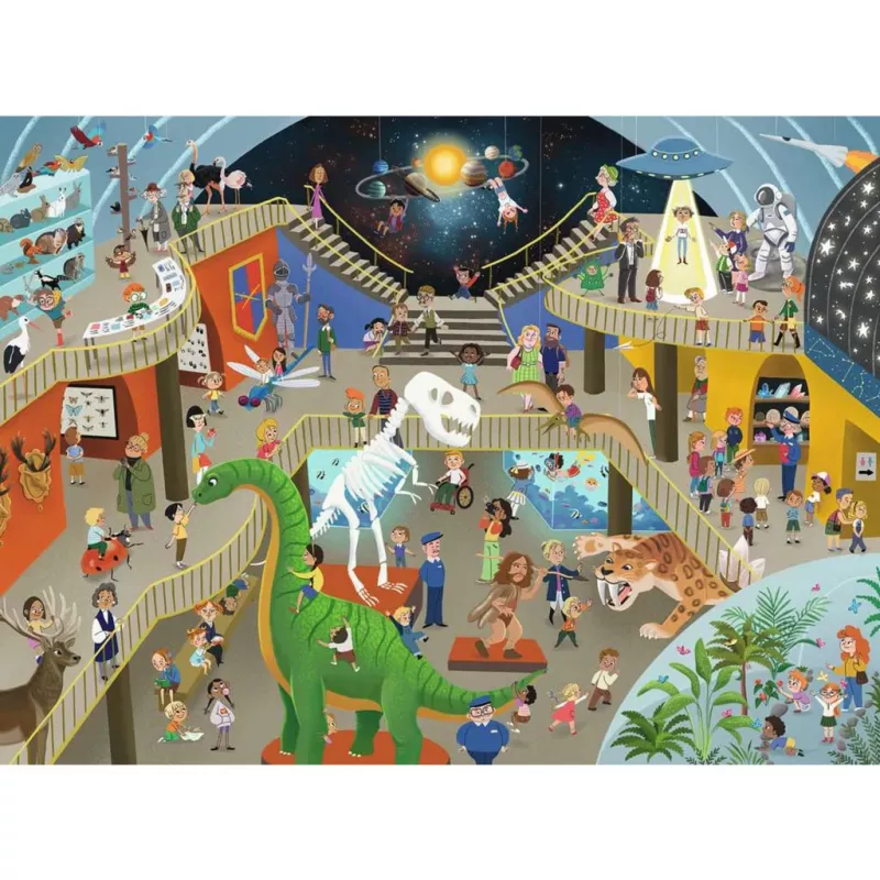 Puzzle infantil – No Museu de História Natural (200 peças)