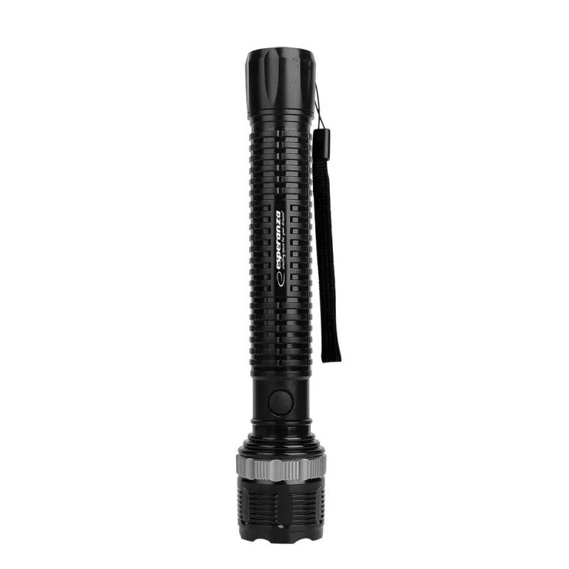 Lanterna de mão ESPERANZA Epione XL LED 1.2W 100 lm 100 m Preta, a pilhas R20 (3)