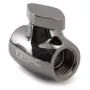 Válvula de esfera XSPC G1/4, corpo em latão com acabamento preto cromado, modelo WASC-504