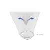 Revestimento para cabos DeLOCK 20698 branco