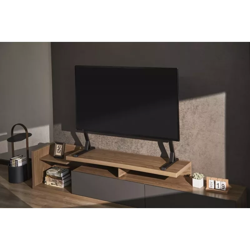 Gembird TVS-D90F-01 suporte de mesa para TV, 45-90 polegadas, preto