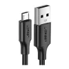 Cabo USB Ugreen 60137 USB 2.0 1,5 m USB A Micro-USB A preto