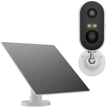 Câmara de vigilância Arenti GO1 com painel solar SP2 sem fios HD