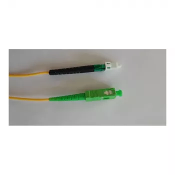Synergy 21 cabo de patch de fibra ótica 1 fibra 15 m LC APC -SC 9/125u OS2 G657A2 AD 2 mm LC hat - fibra monomodo - 15 m
