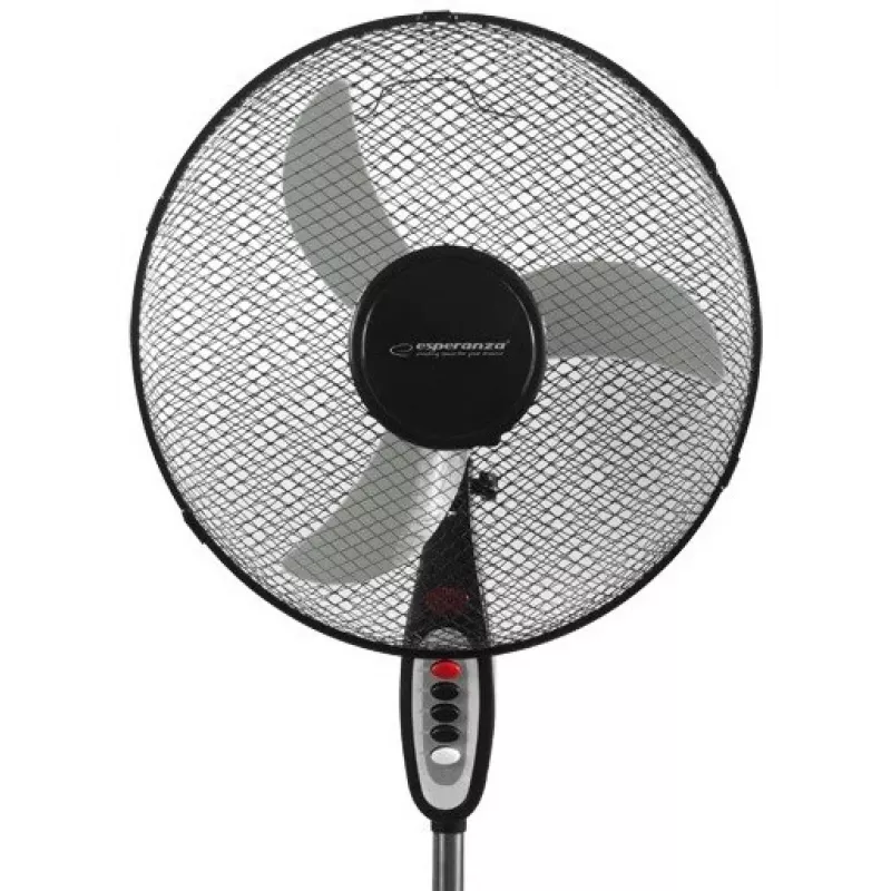 Esperanza EHF002KE, ventilador de pé 16 '', preto e cinzento