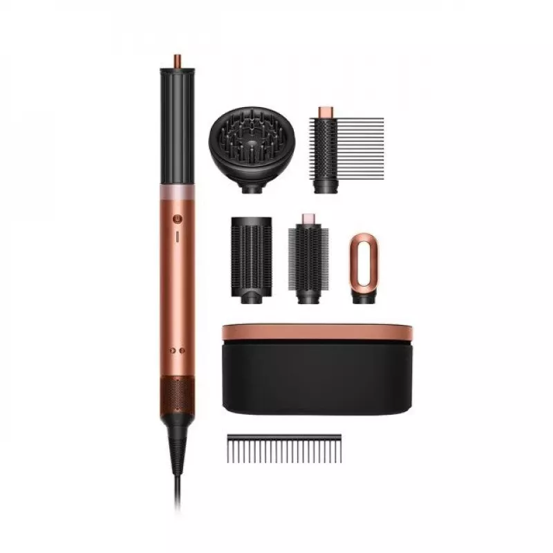 Dyson Airwrap Co-anda 2x Multistyler quente preto, ouro rosa 1700 W 2 m