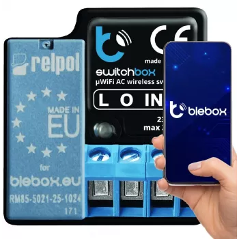 SwitchBox Wireless blebox SwitchBox preto