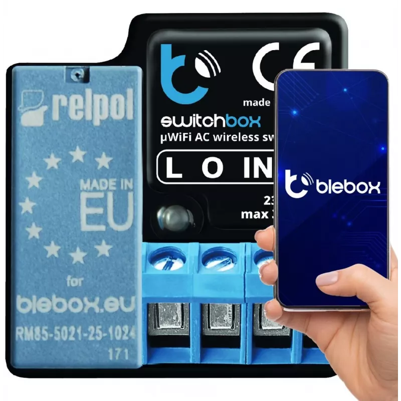 SwitchBox Wireless blebox SwitchBox preto