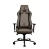 Cadeira gaming Arozzi Vernazza SoftPU castanha — design ergonómico, revestimento SoftPU