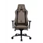 Cadeira gaming Arozzi Vernazza SoftPU castanha — design ergonómico, revestimento SoftPU